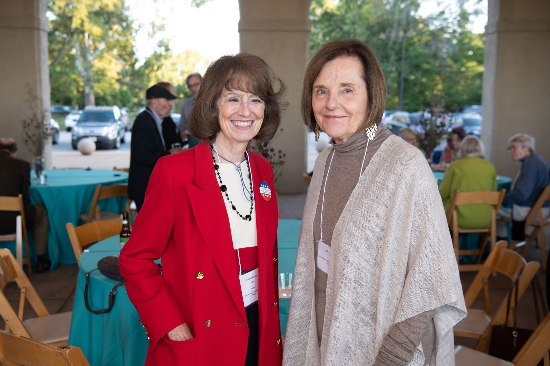 Cynthia Holmes and Linda Truman